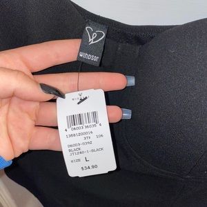 Black Windsor Bodysuit